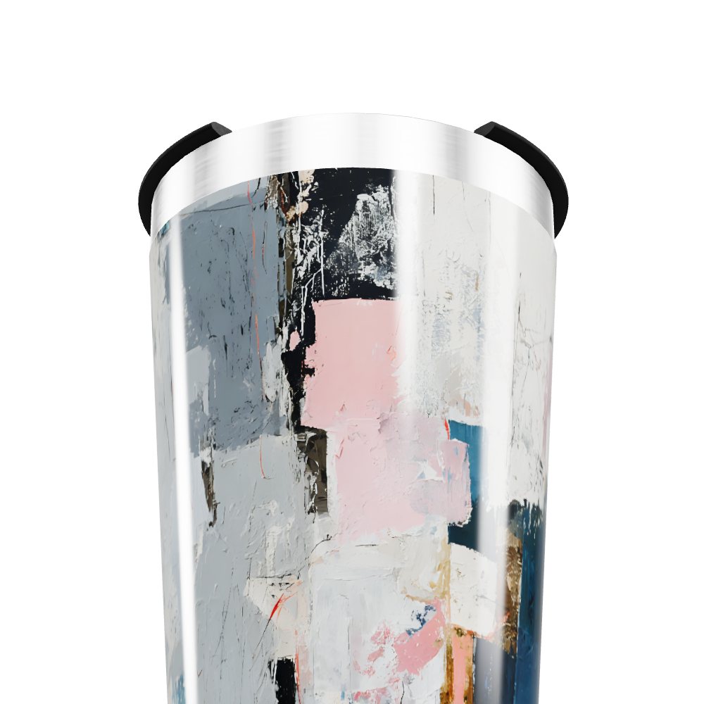 Copo Térmico - Estampa Abstrata Colorida