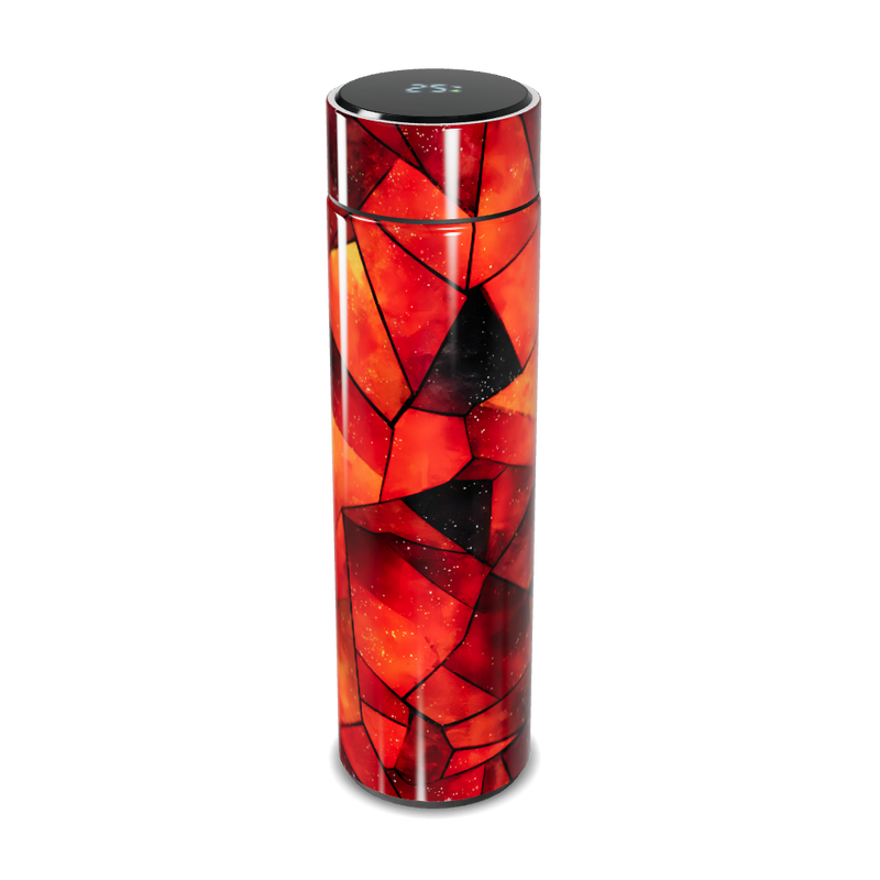 Garrafa Térmica Touch - Vidro Colorido Geométrico