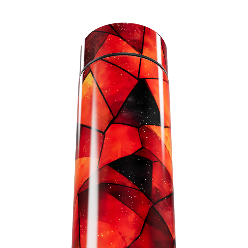 Garrafa Térmica Touch - Vidro Colorido Geométrico