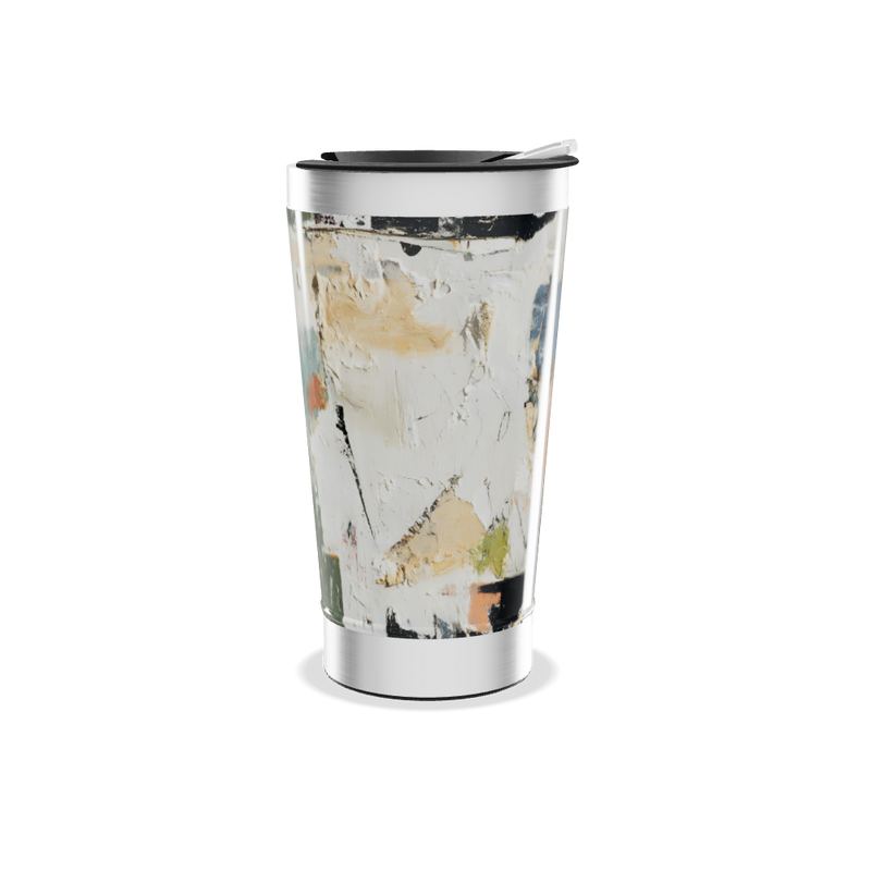 Copo Térmico - Estampa Abstrata Colorida