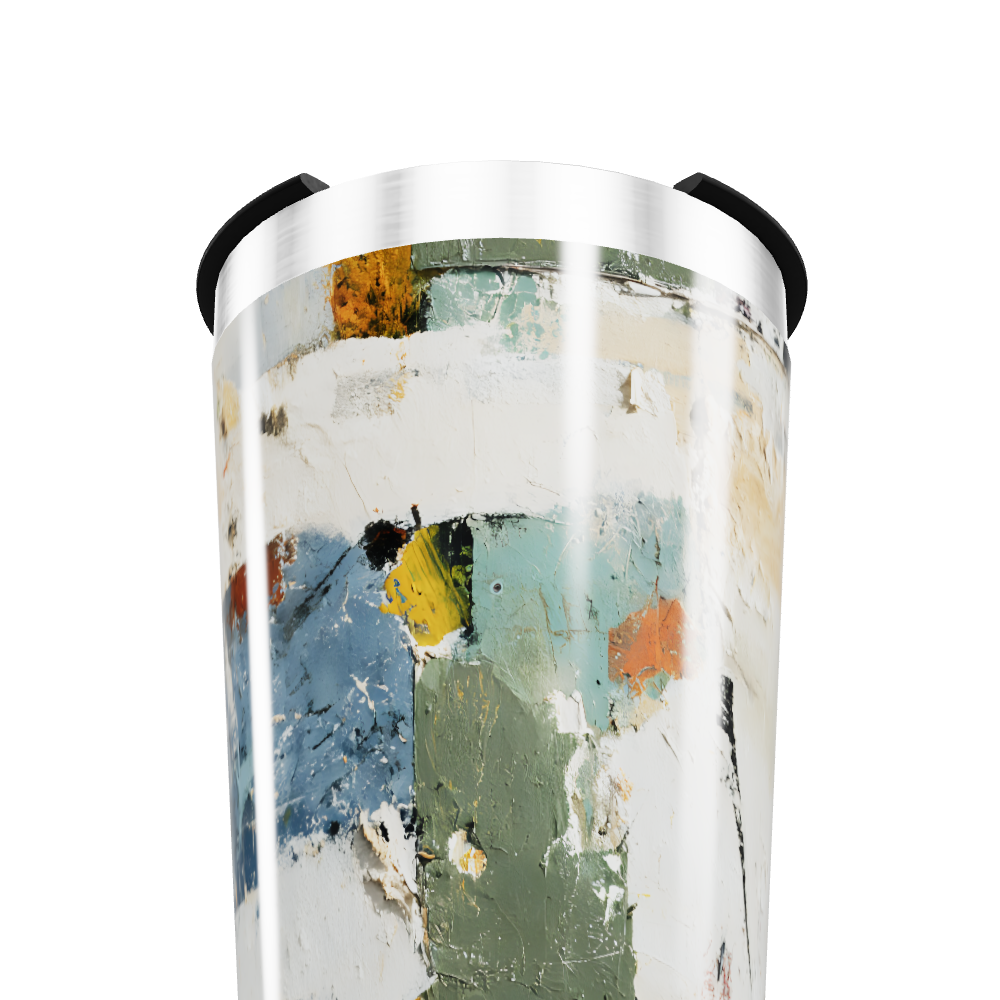 Copo Térmico - Estampa Abstrata Colorida