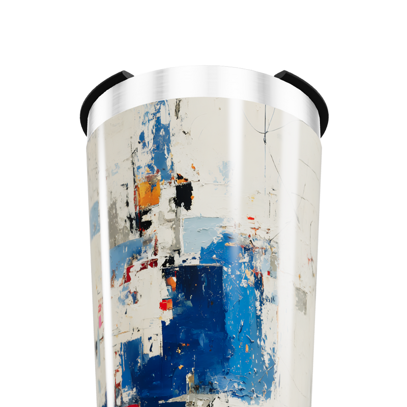 Copo Térmico - Estampa Abstrata Colorida