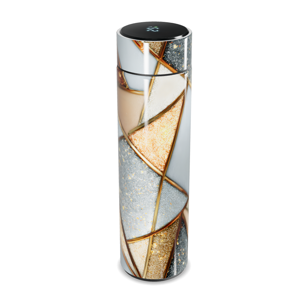 Garrafa Térmica Touch - Design Geométrico Colorido