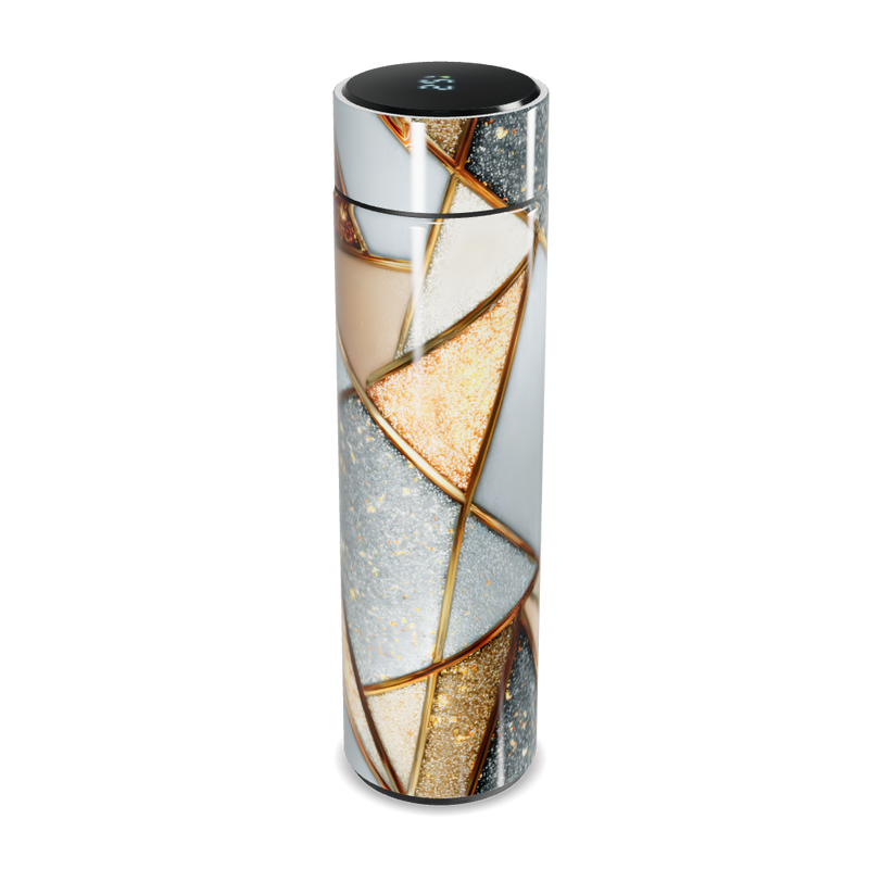 Garrafa Térmica Touch - Design Geométrico Colorido