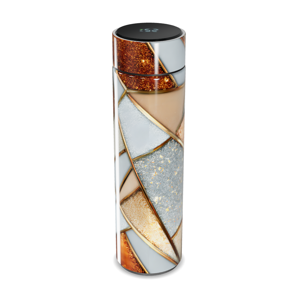 Garrafa Térmica Touch - Design Geométrico Colorido