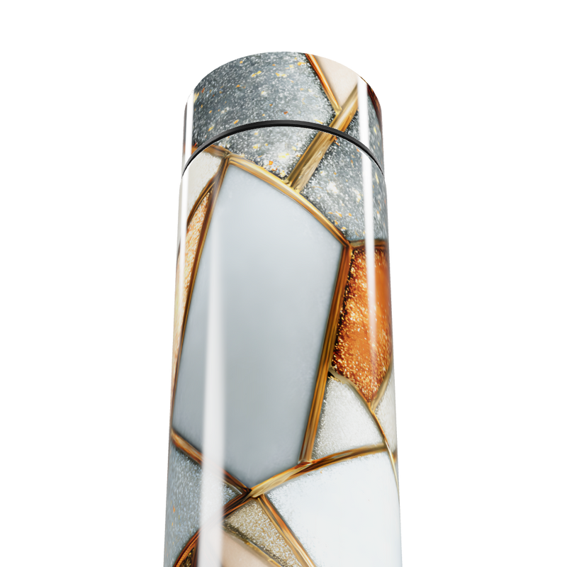 Garrafa Térmica Touch - Design Geométrico Colorido