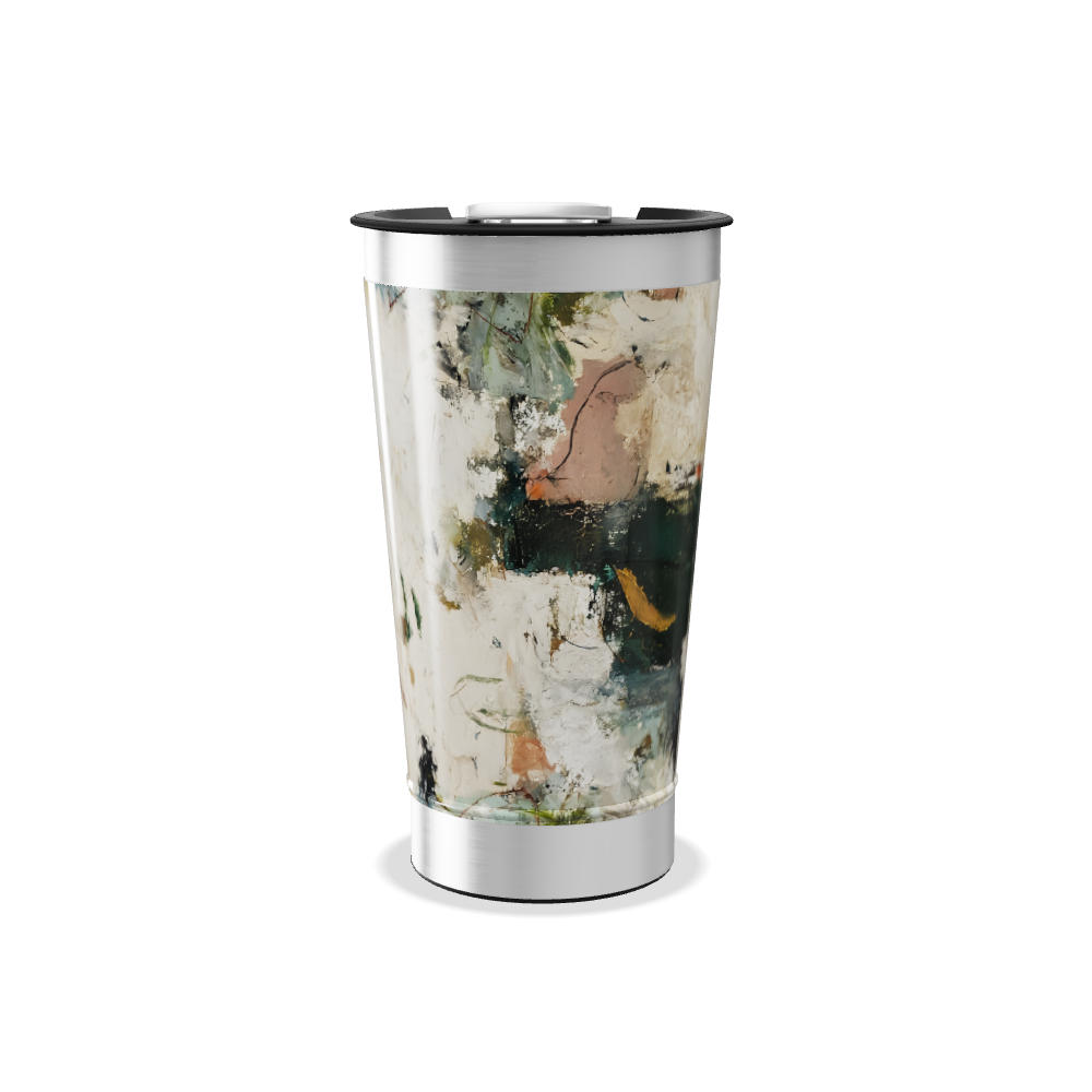 Copo Térmico - Estampa Abstrata Colorida