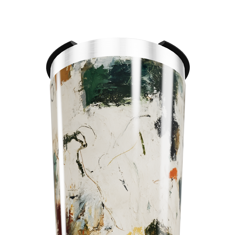 Copo Térmico - Estampa Abstrata Colorida