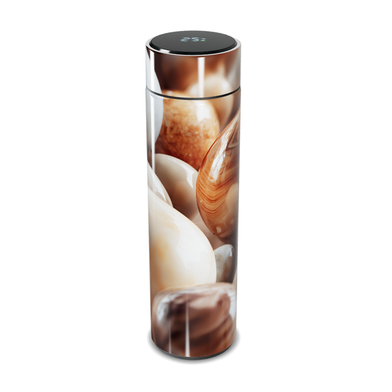 Garrafa Térmica Touch - Estampa Conchas Digitais