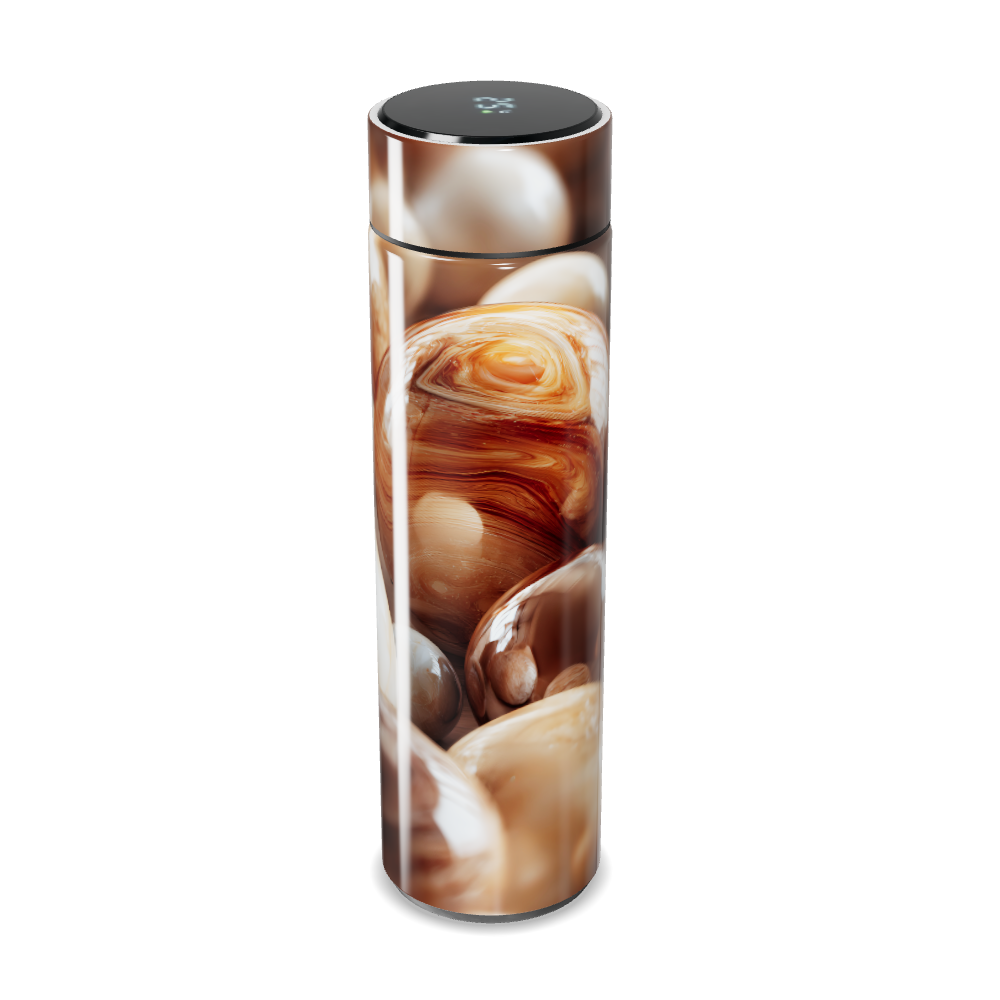 Garrafa Térmica Touch - Estampa Conchas Digitais