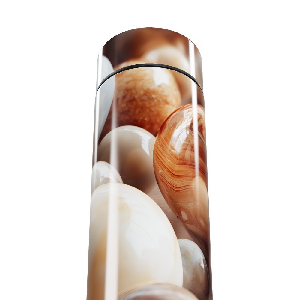 Garrafa Térmica Touch - Estampa Conchas Digitais