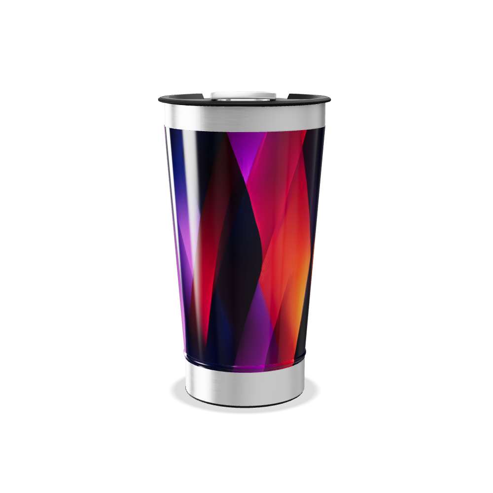 Copo Térmico - Estampa Geométrica Colorida