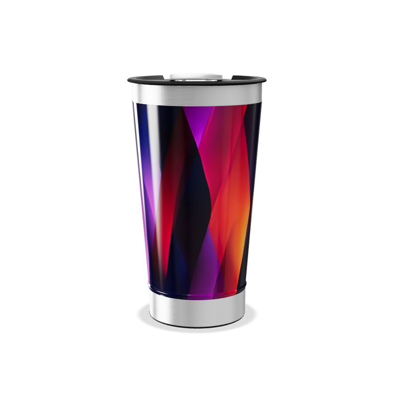 Copo Térmico - Estampa Geométrica Colorida
