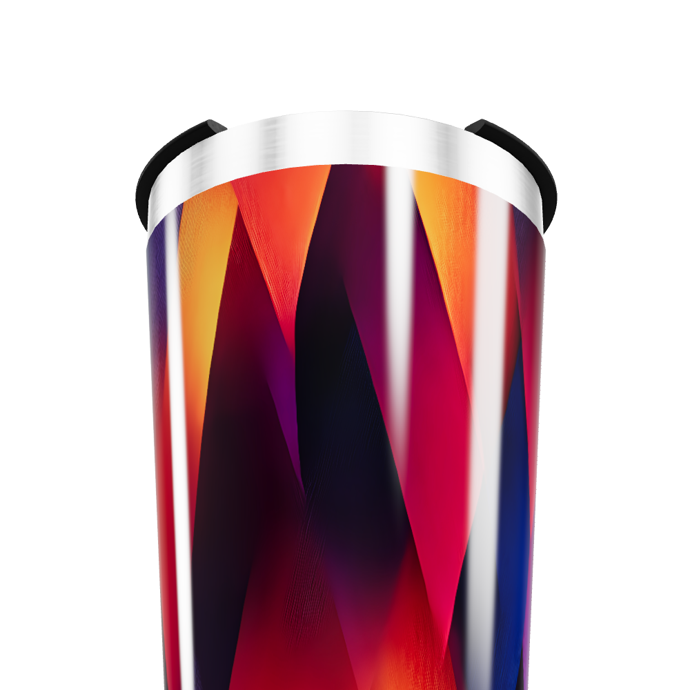 Copo Térmico - Estampa Geométrica Colorida