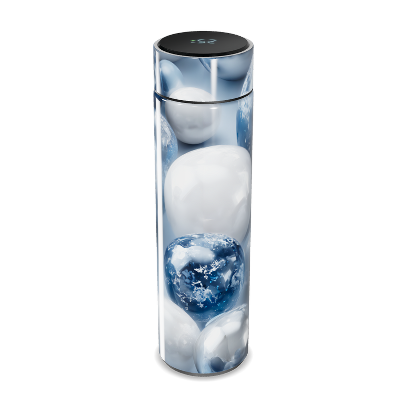 Garrafa Térmica Touch - Azul com Display LED