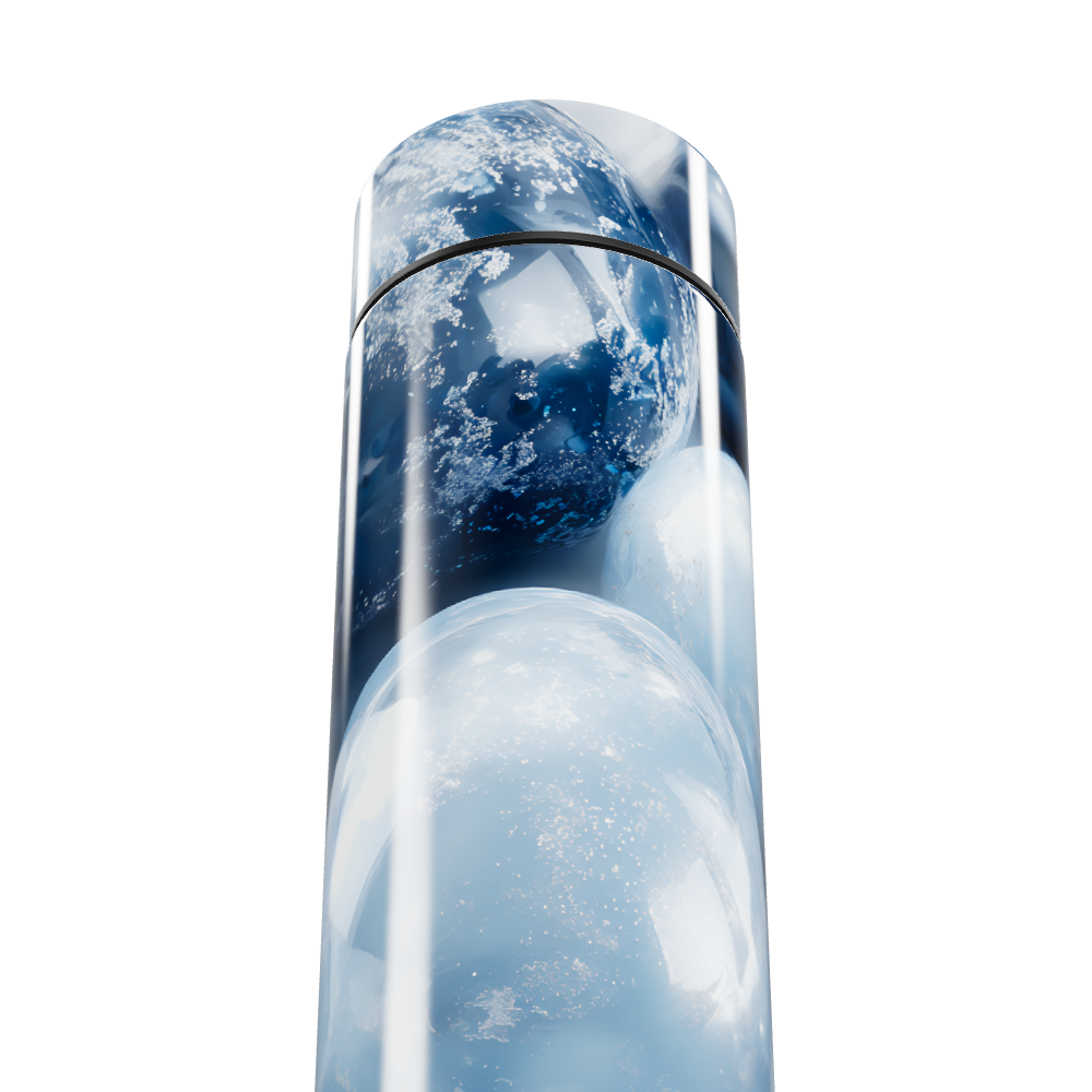 Garrafa Térmica Touch - Azul com Display LED