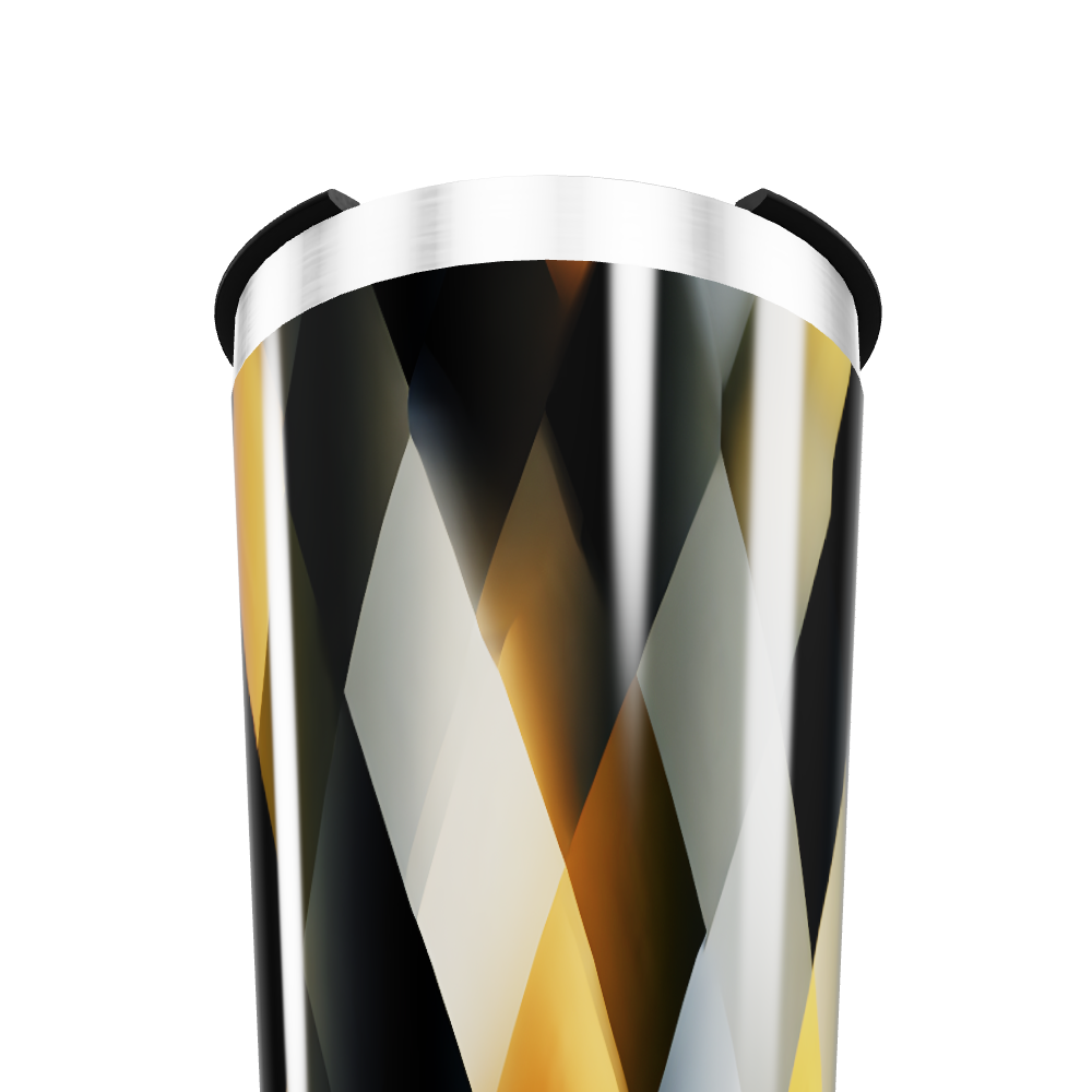 Copo Térmico - Estampa Geométrica Aço Inox