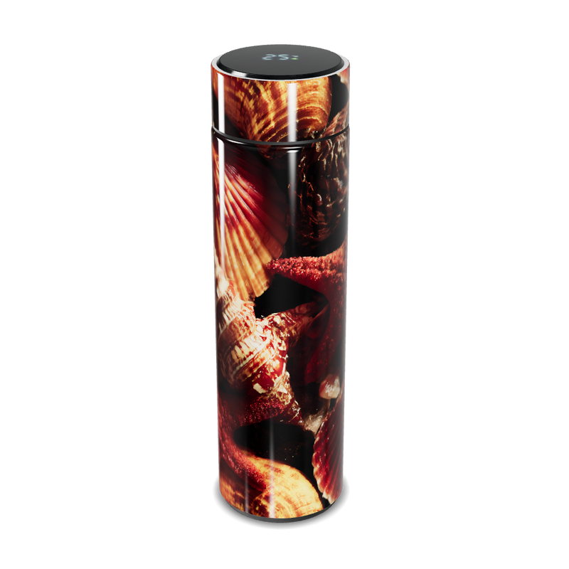 Garrafa Térmica Touch - Conchas Marinhas