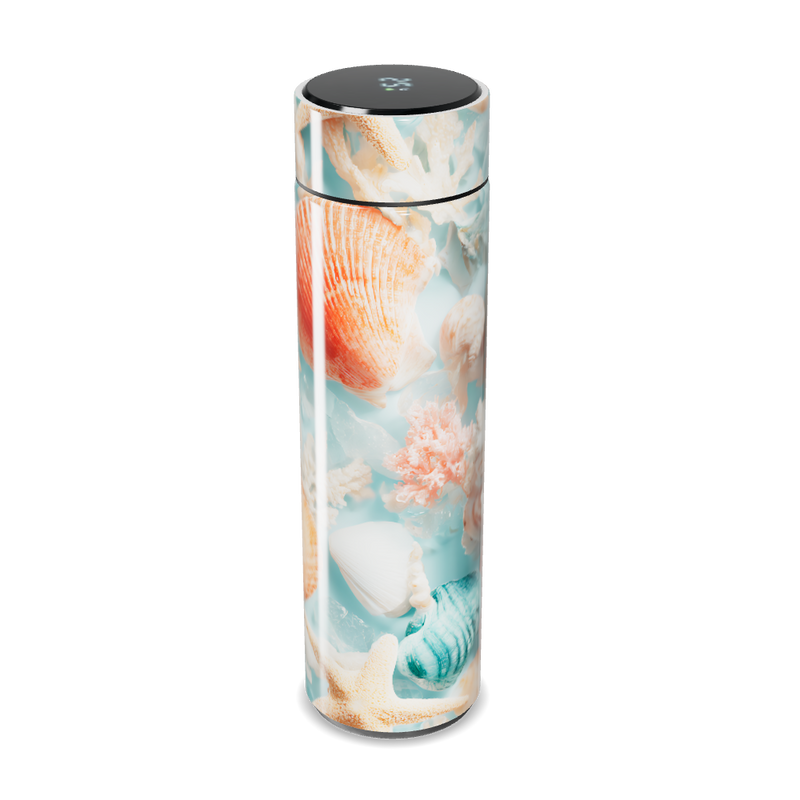 Garrafa Térmica Touch - Estampa Conchas Marinhas