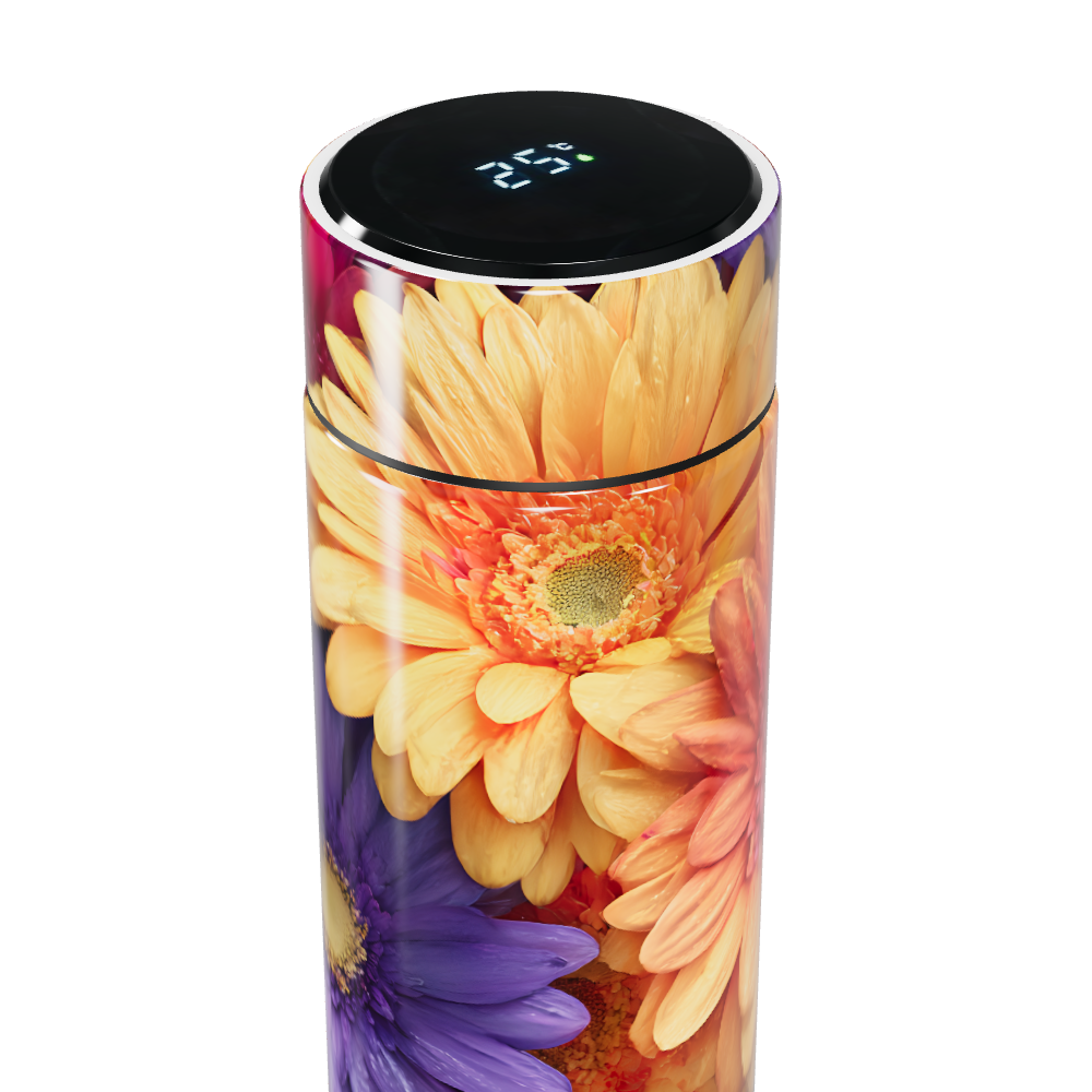 Garrafa Térmica Touch - Floral Colorida