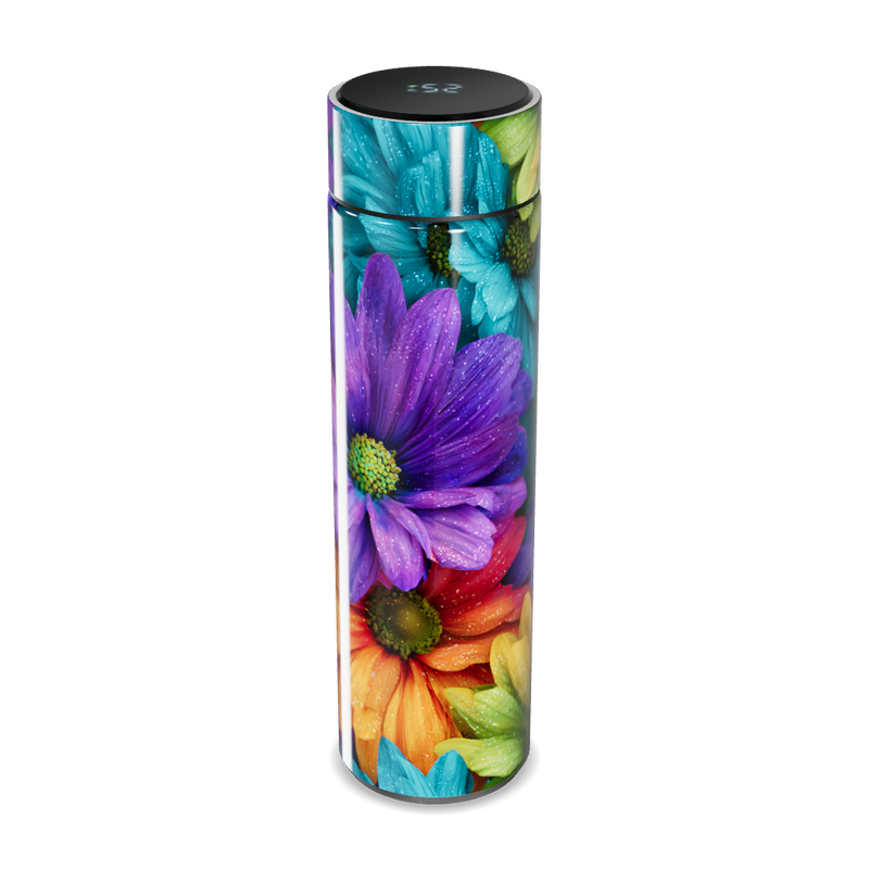Garrafa Térmica Touch - Floral Colorida Inox