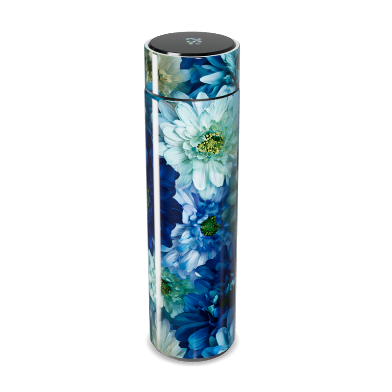 Garrafa Térmica Touch - Floral Azul