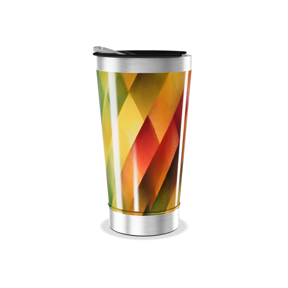 Copo Térmico - Estampa Geométrica Colorida