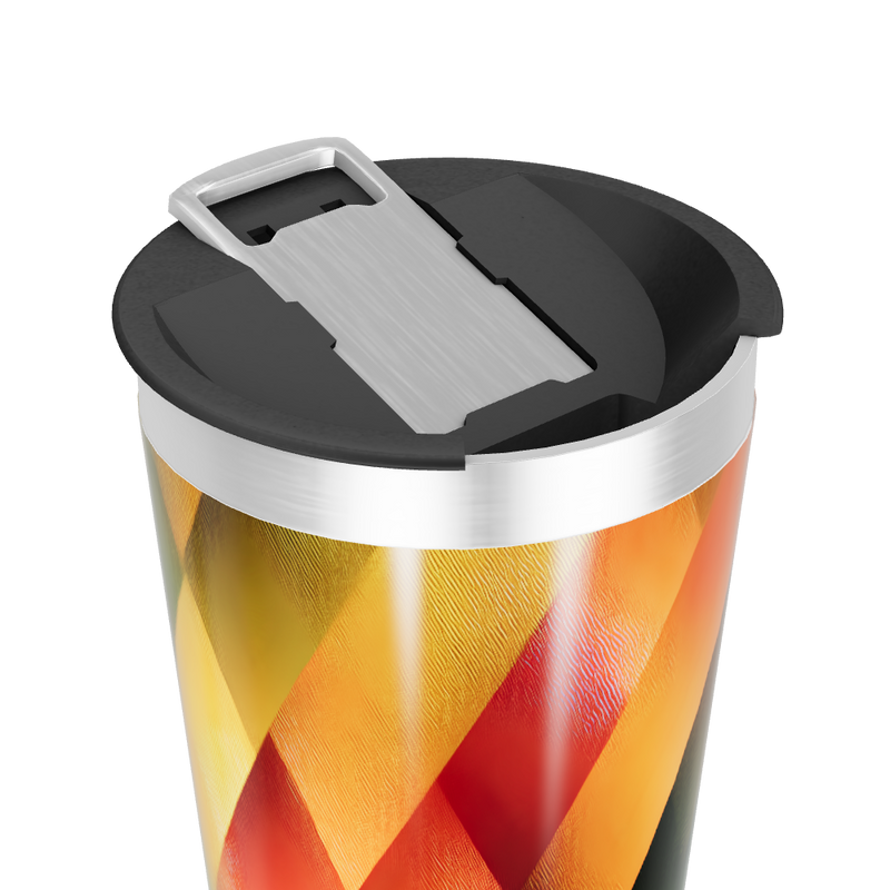 Copo Térmico - Estampa Geométrica Colorida