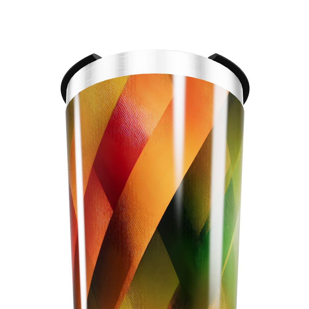 Copo Térmico - Estampa Geométrica Colorida