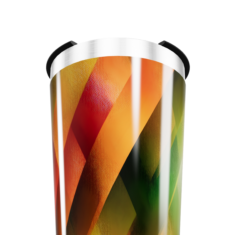 Copo Térmico - Estampa Geométrica Colorida