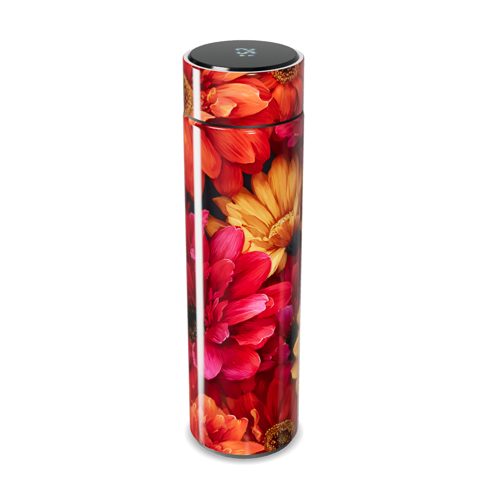 Garrafa Térmica Touch - Floral Colorida Inox