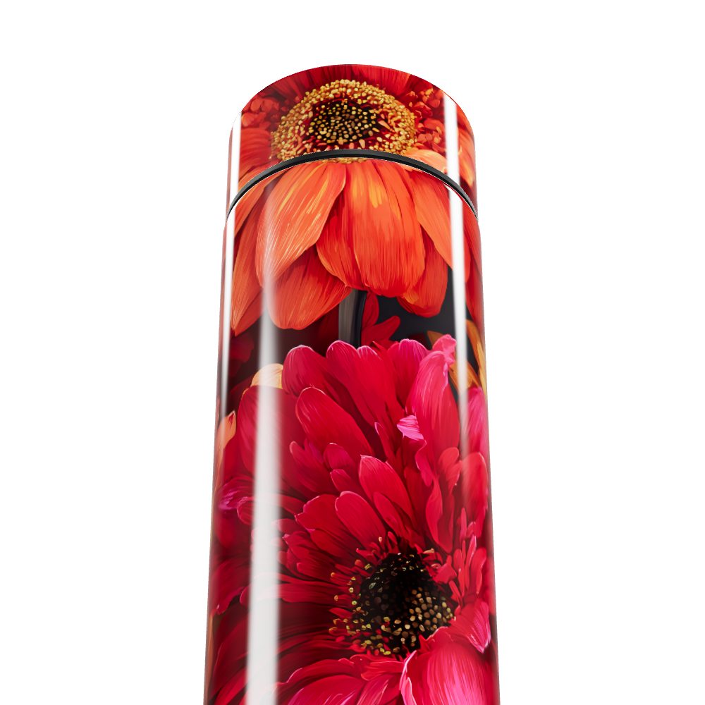 Garrafa Térmica Touch - Floral Colorida Inox