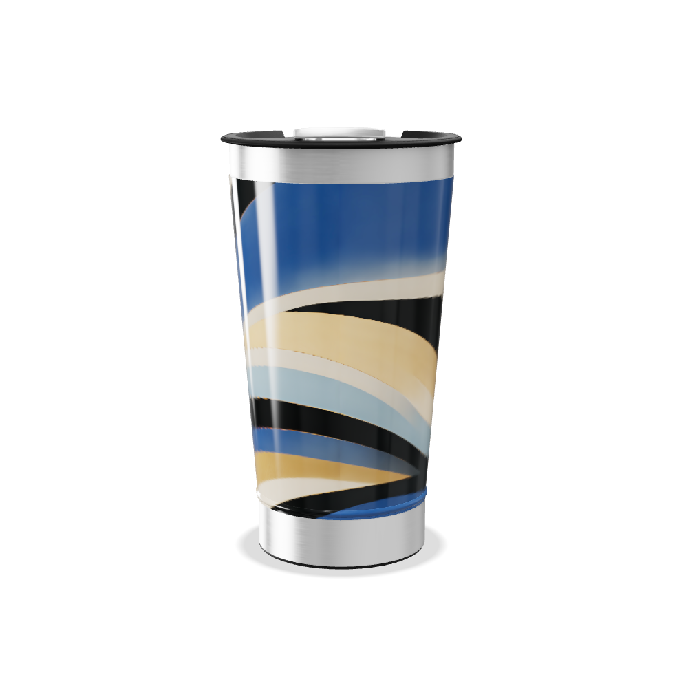 Copo Térmico - Estampa Ondas Azul