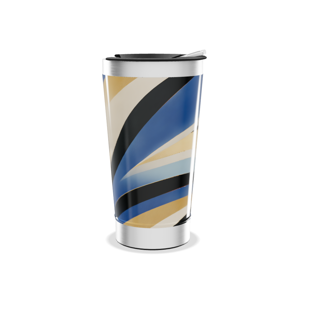 Copo Térmico - Estampa Ondas Azul