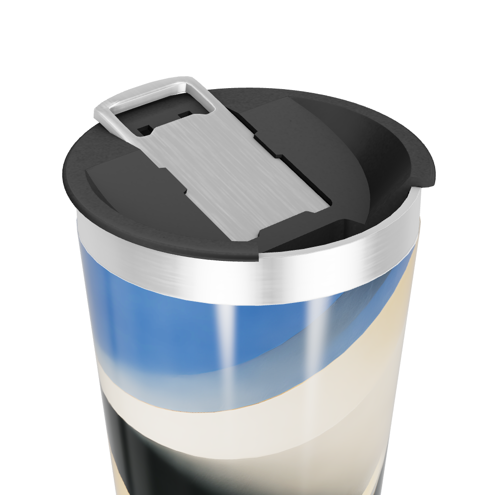 Copo Térmico - Estampa Ondas Azul