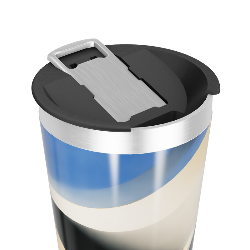 Copo Térmico - Estampa Ondas Azul