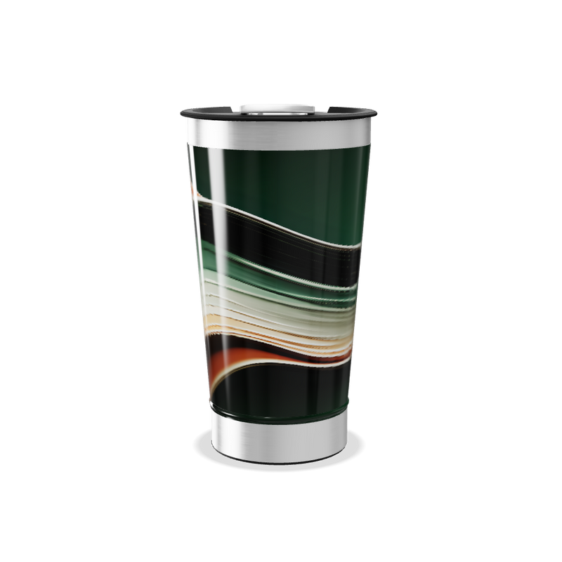 Copo Térmico - Estampa Abstrata Colorida