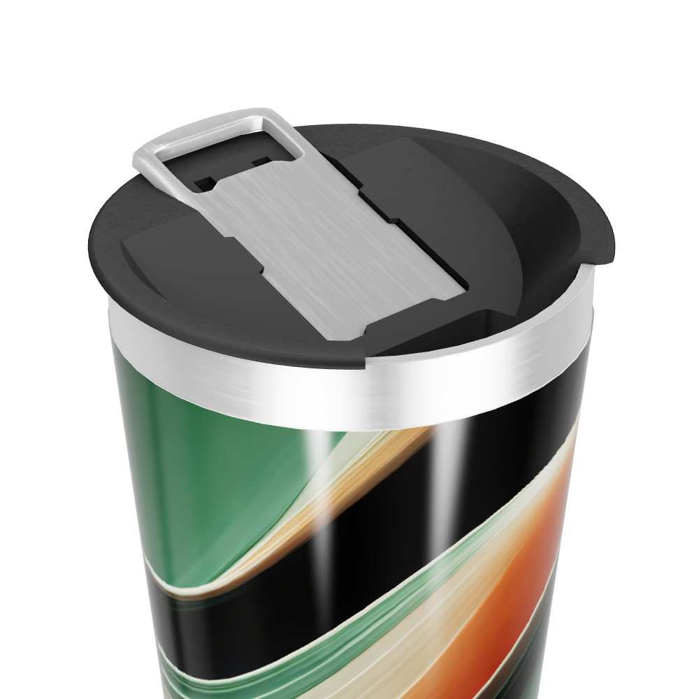 Copo Térmico - Estampa Abstrata Colorida