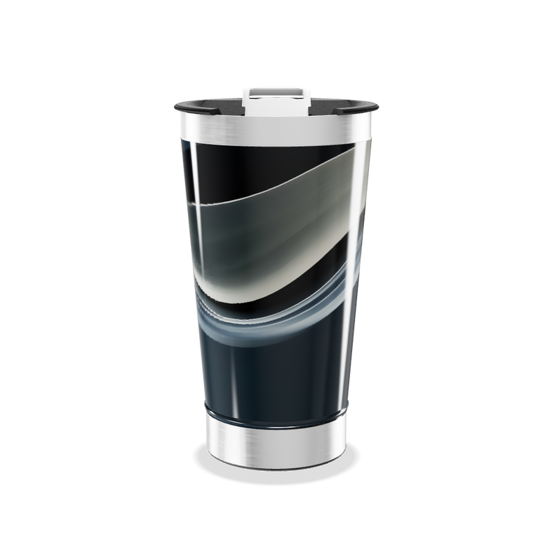 Copo Térmico - Preto Inox Design Moderno