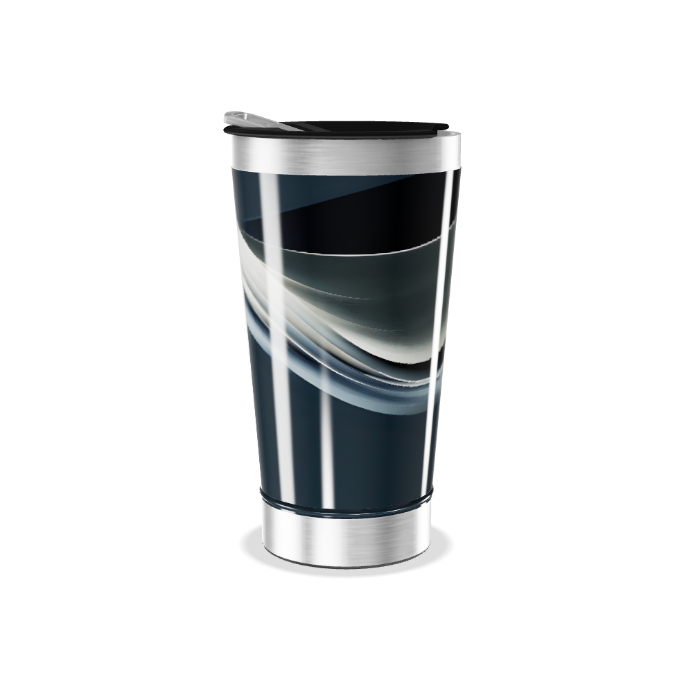 Copo Térmico - Preto Inox Design Moderno