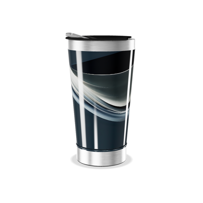 Copo Térmico - Preto Inox Design Moderno