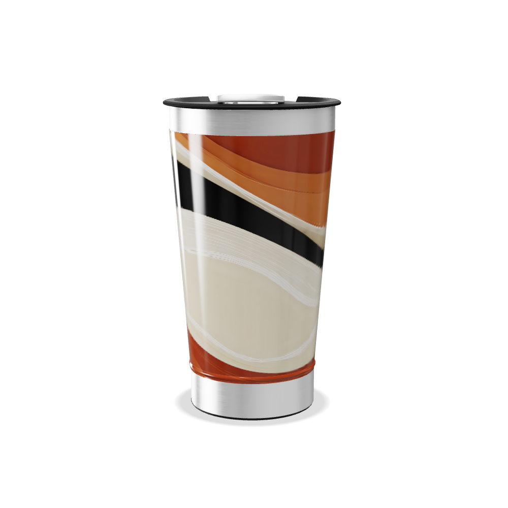 Copo Térmico - Listras Coloridas Inox