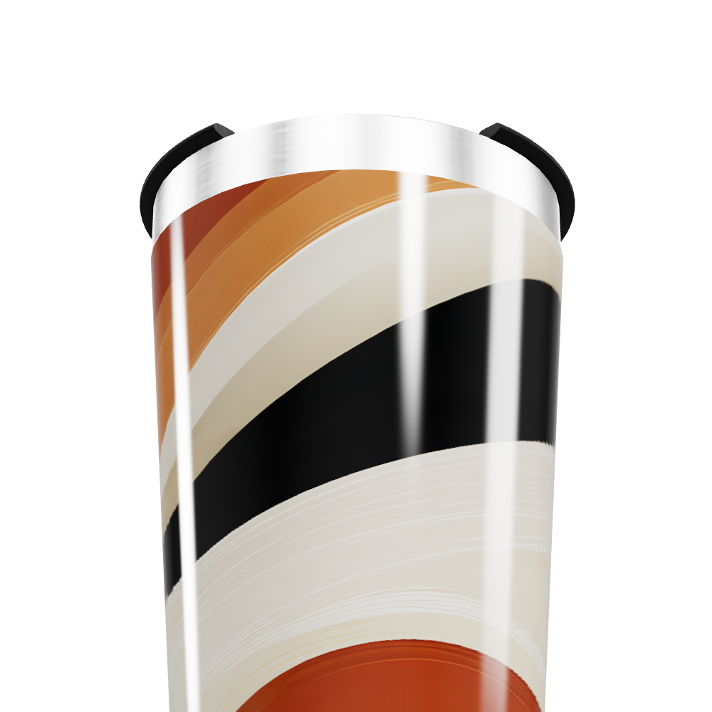 Copo Térmico - Listras Coloridas Inox