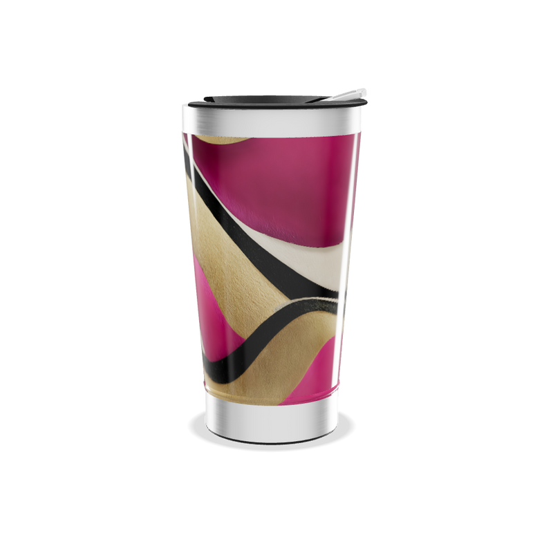 Copo Térmico - Estampa Abstrata Colorida