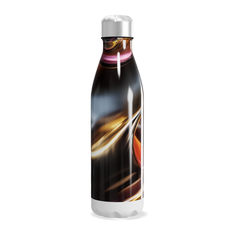 Garrafa Inox - Estampa Abstrata Colorida