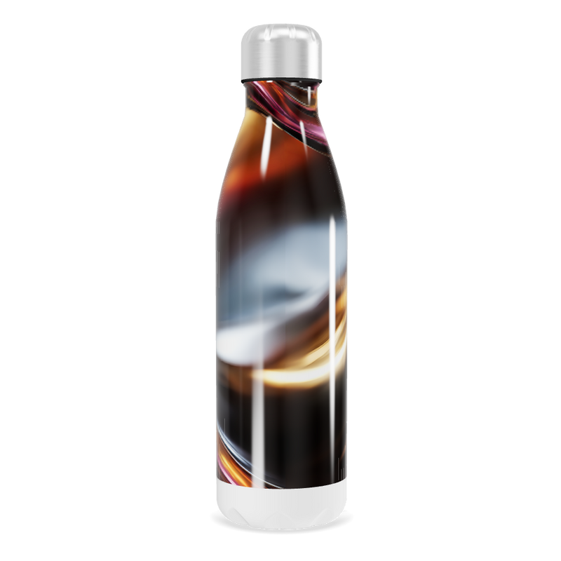 Garrafa Inox - Estampa Abstrata Colorida