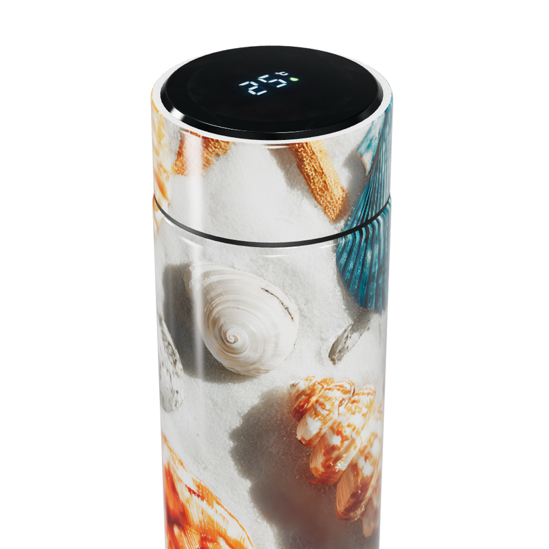 Garrafa Térmica Touch - Estampa Conchas