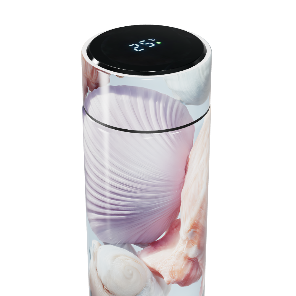 Garrafa Térmica Touch - Conchas Coloridas