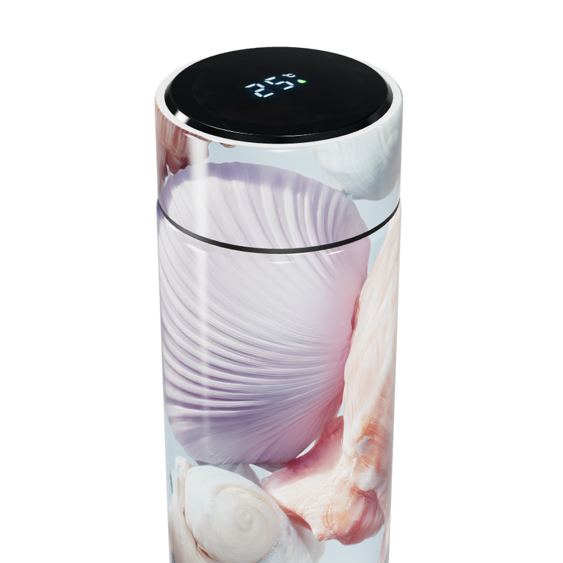 Garrafa Térmica Touch - Conchas Coloridas