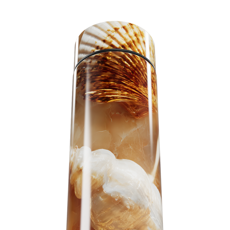 Garrafa Térmica Touch - Conchas Marrom